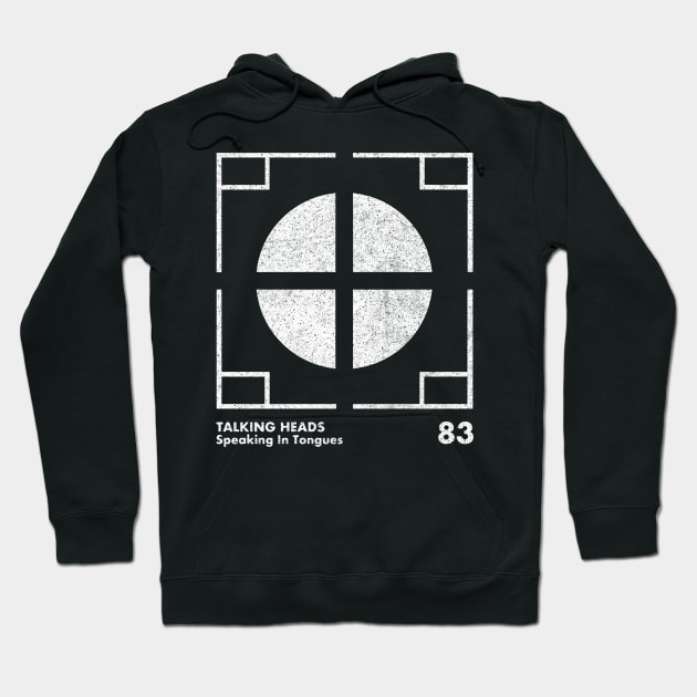 Talking Heads / Speaking In Tongues / Minimalist Graphic Artwork Design Hoodie by saudade